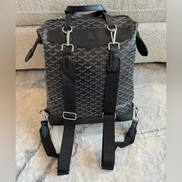 Black Goyard Cisalpin Backpack 
-Great for Everyday Use/Travel 
-I Service Fast